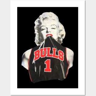 Marilyn Monroe Chicago Number One NBA Posters and Art